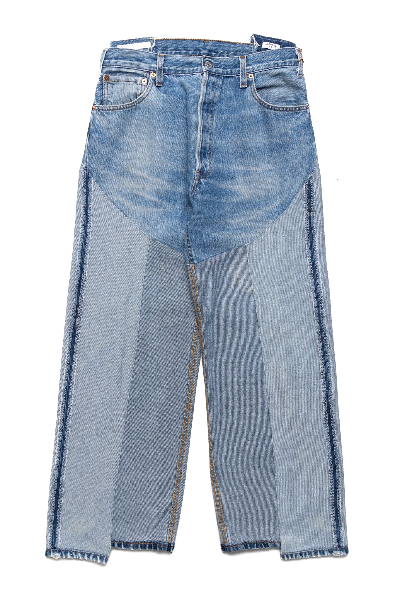 OLD PARK × MINEDENIM Inside-Out Chaps Jeans - Size 32