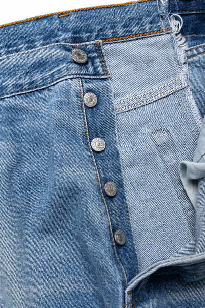 OLD PARK × MINEDENIM Inside-Out Chaps Jeans - Size 32