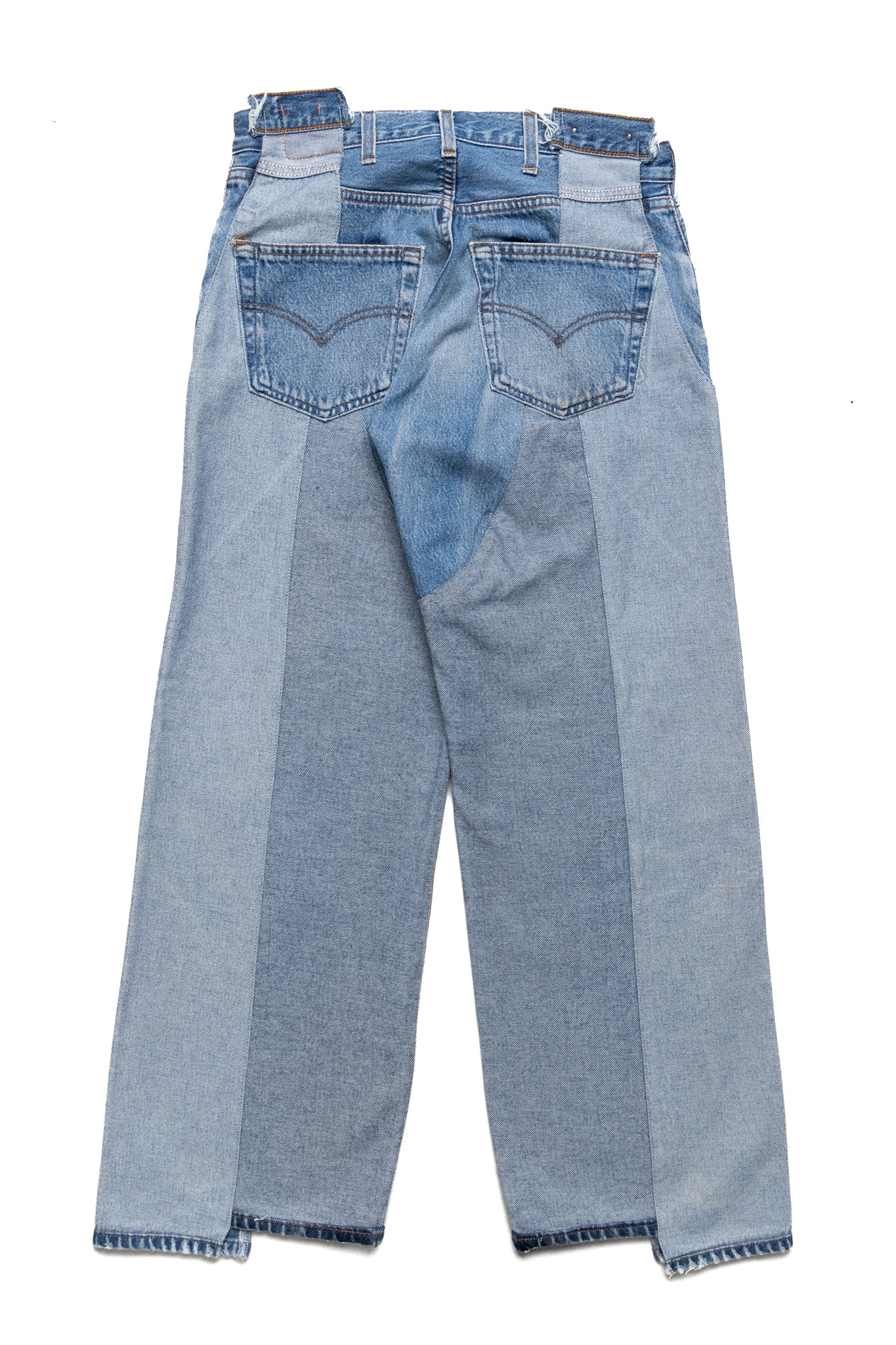 OLD PARK × MINEDENIM Inside-Out Chaps Jeans - Size 32