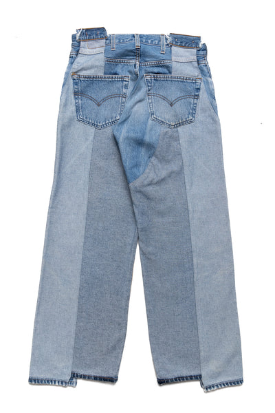 OLD PARK × MINEDENIM Inside-Out Chaps Jeans - Size 32