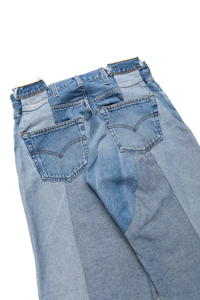 OLD PARK × MINEDENIM Inside-Out Chaps Jeans - Size 32