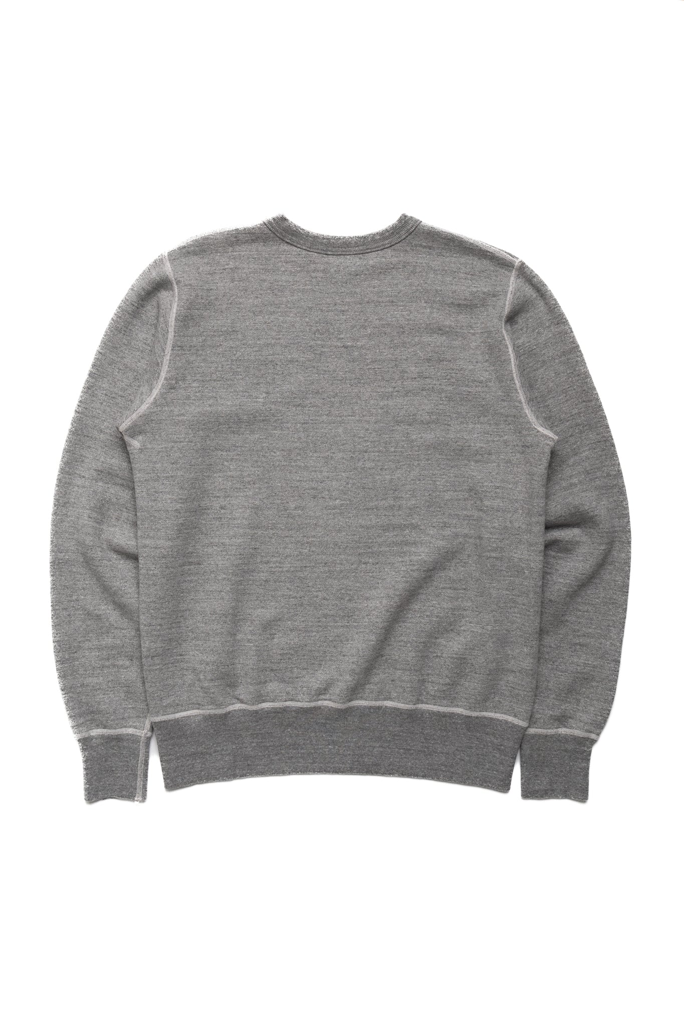 Set-In Crew Neck Sweatshirt - H. Grey