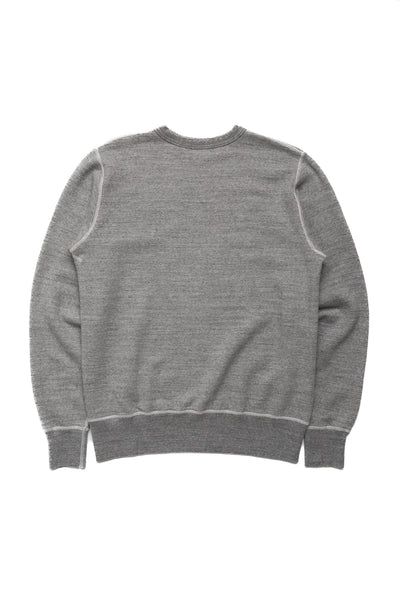 Set-In Crew Neck Sweatshirt - H. Grey