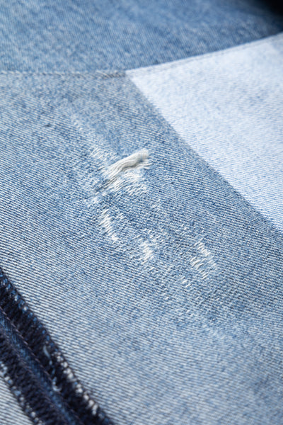OLD PARK × MINEDENIM Inside-Out Chaps Jeans - Size 34