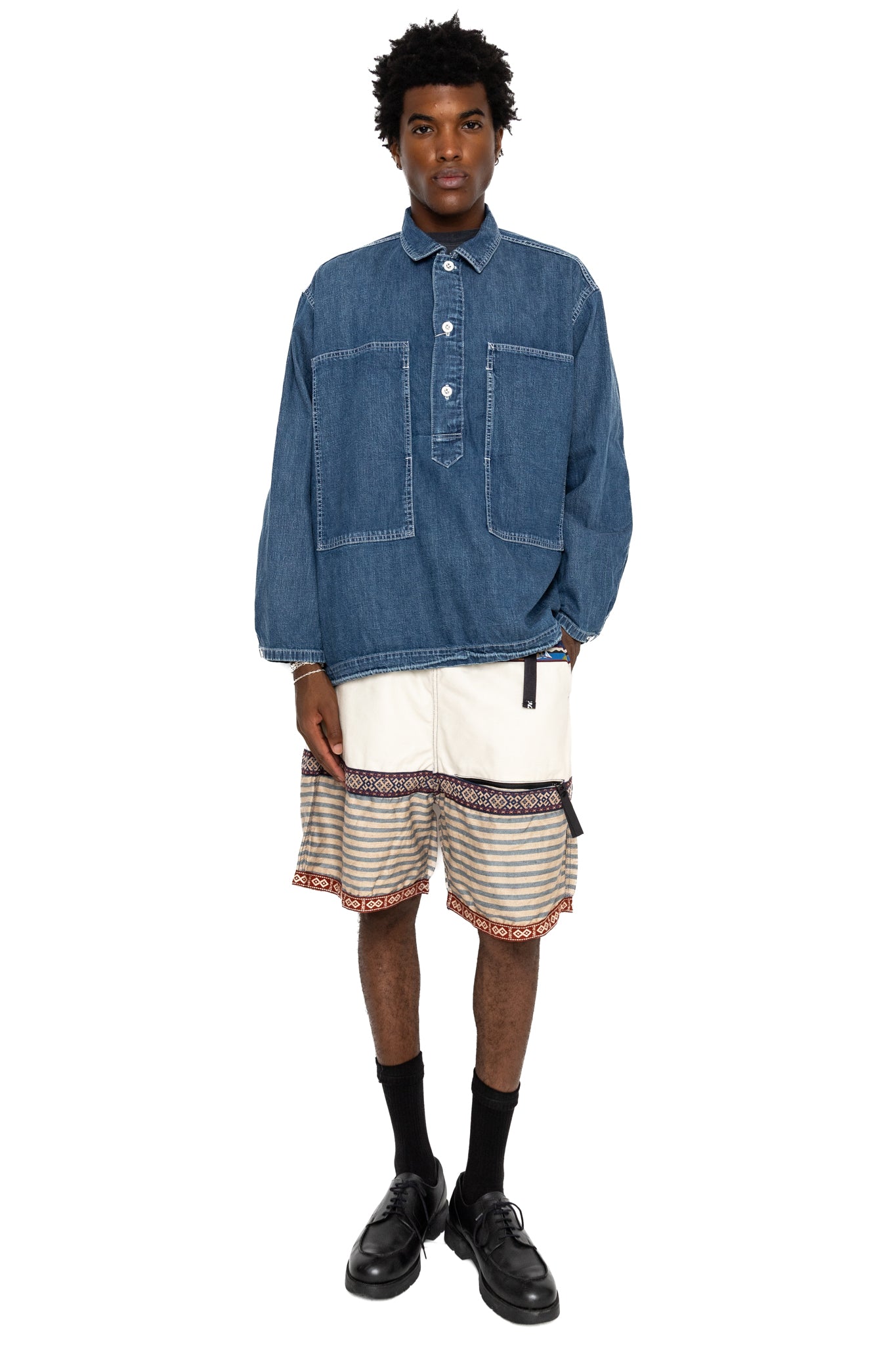 8oz Denim F-ARMY M-35 Pullover