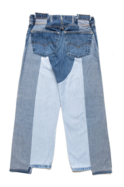 OLD PARK × MINEDENIM Inside-Out Chaps Jeans - Size 34