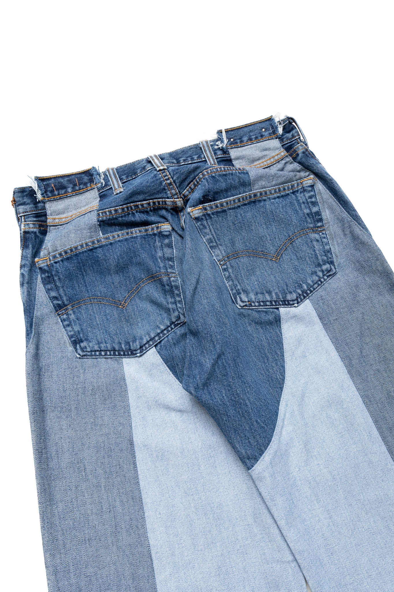 OLD PARK × MINEDENIM Inside-Out Chaps Jeans - Size 34