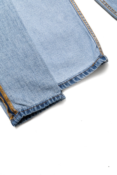 OLD PARK × MINEDENIM Inside-Out Chaps Jeans - Size 36