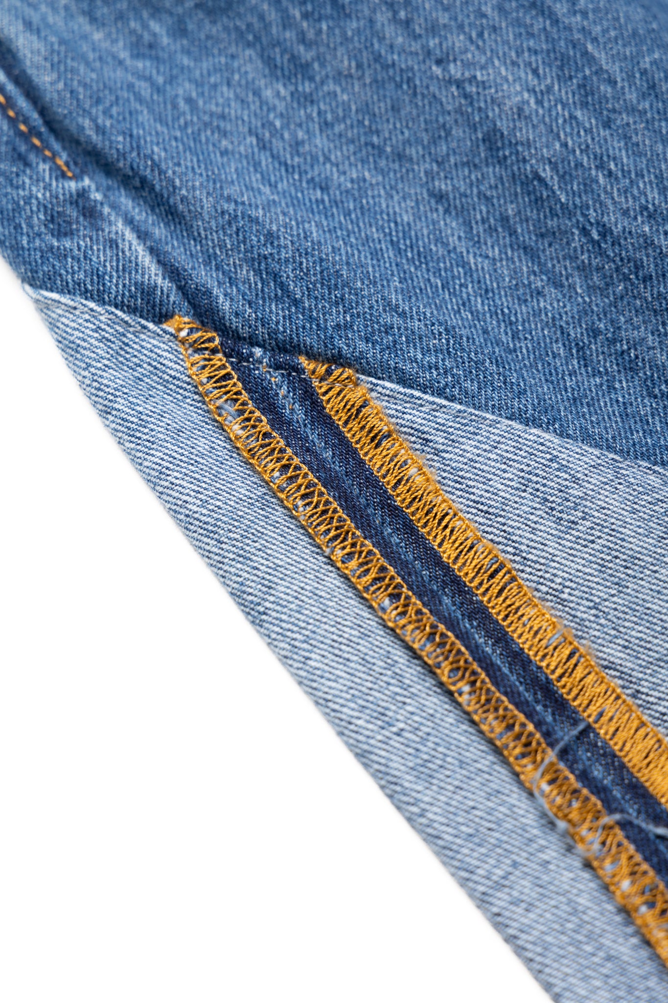 OLD PARK × MINEDENIM Inside-Out Chaps Jeans - Size 36