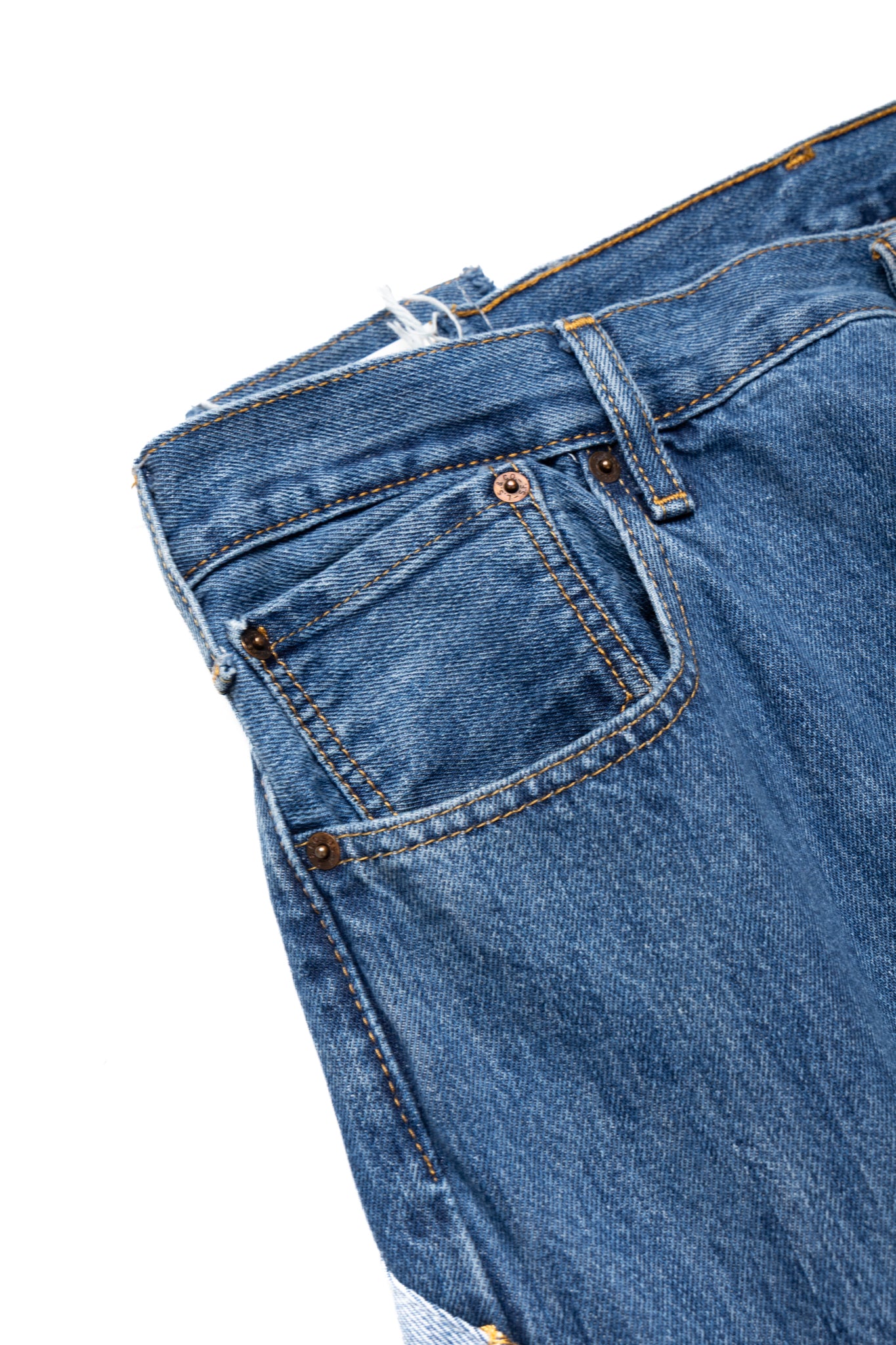 OLD PARK × MINEDENIM Inside-Out Chaps Jeans - Size 36