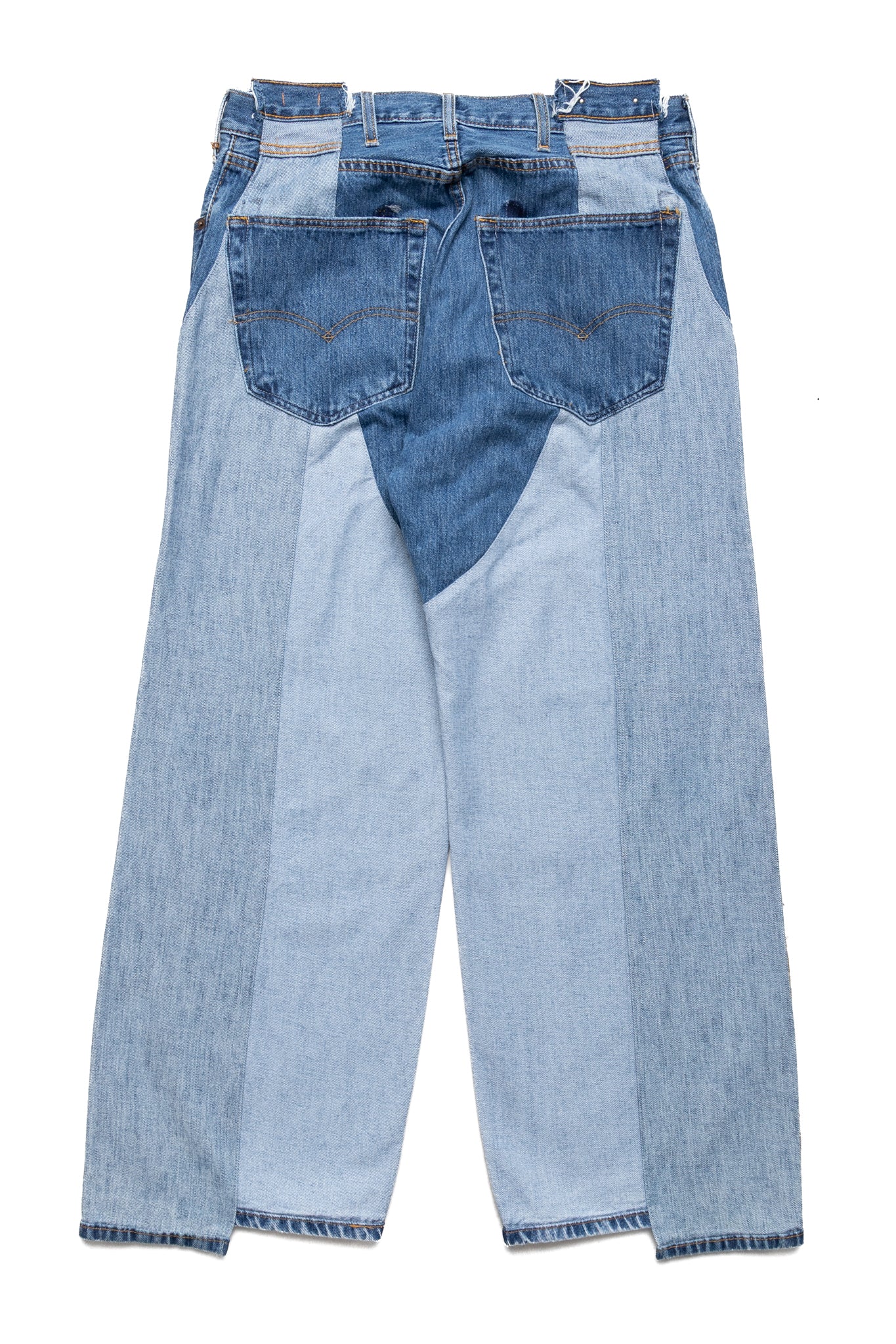 OLD PARK × MINEDENIM Inside-Out Chaps Jeans - Size 36