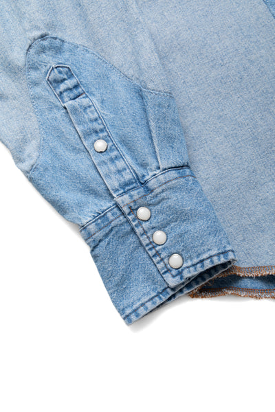 OLD PARK × MINEDENIM Inside-Out Western Shirt