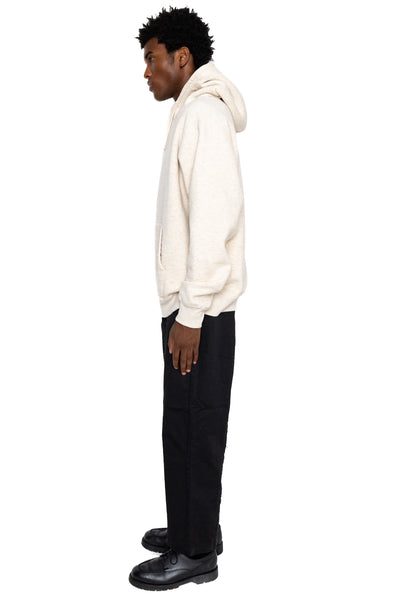 Sweat Pullover Hoodie Raised Back - Oatmeal