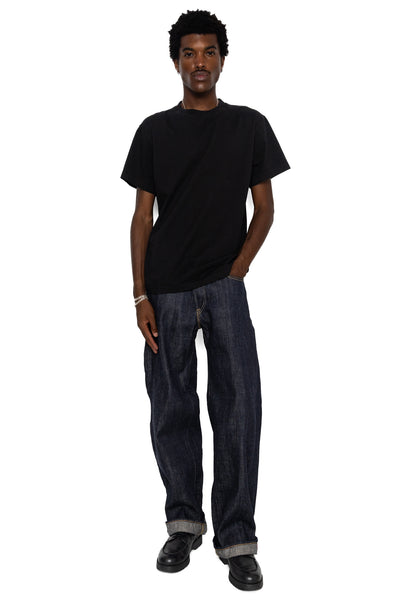 222-Kiraku Super Wide Straight 12oz Kiraku Denim