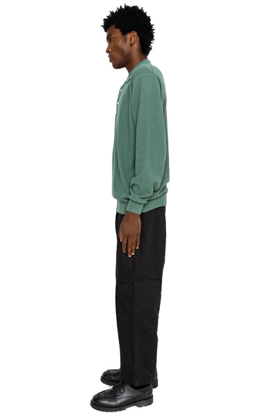 Knit Polo Pique 14G - Olive
