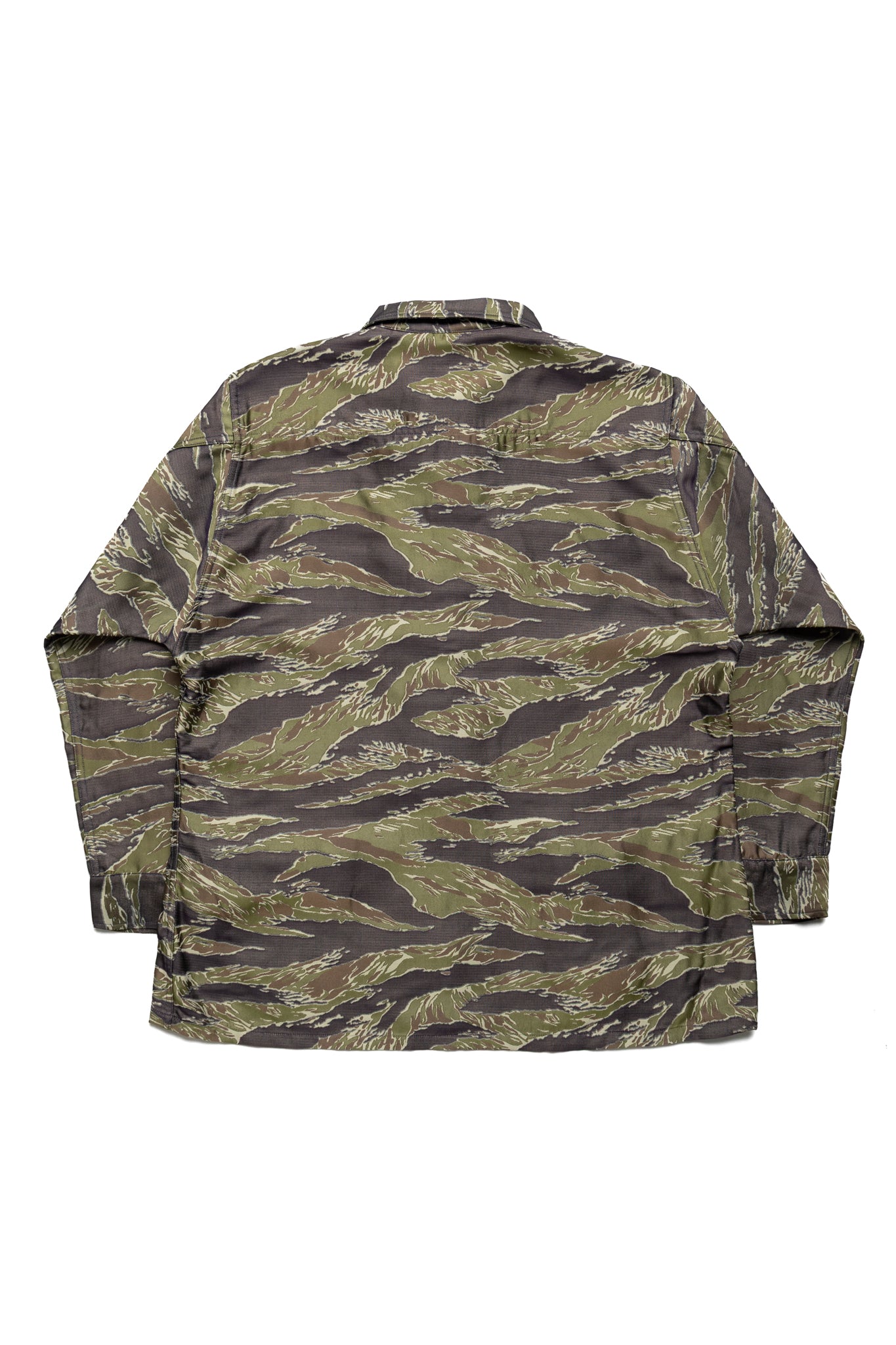BEAMS PLUS MIL Fatigue Jacket Tiger Stripe Mesh Jacquard – BLUE IN