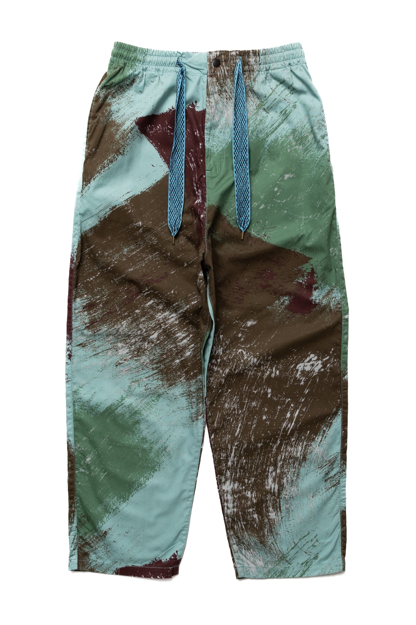 Combed Burberry BRUSH-CAMO EASY Pants - Turquoise
