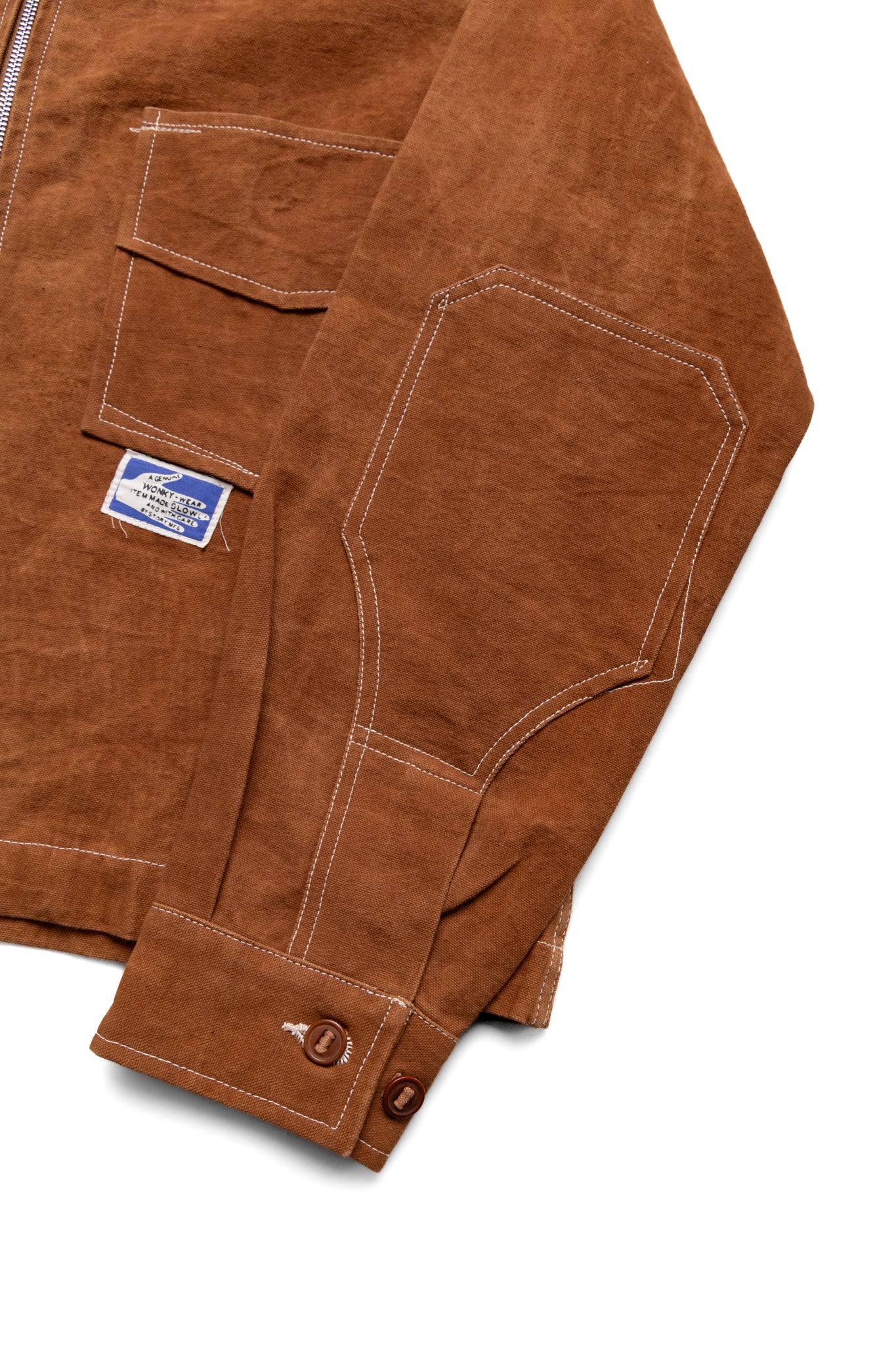 555 Jacket - Brown Wonky-Wear