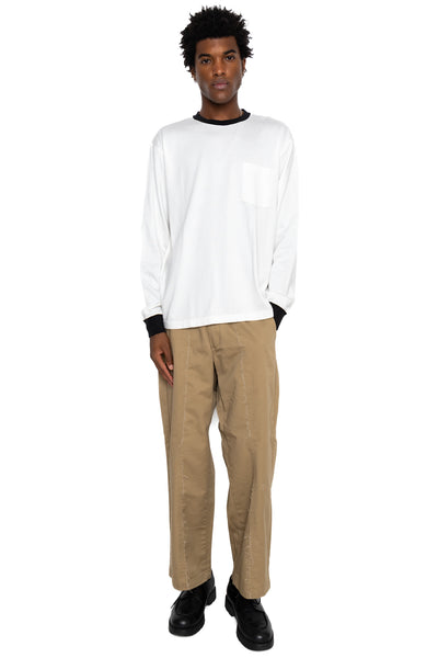 Pocket Tee 2Tone - White