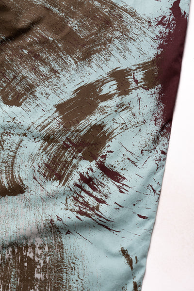 Combed Burberry BRUSH-CAMO EASY Pants - Turquoise