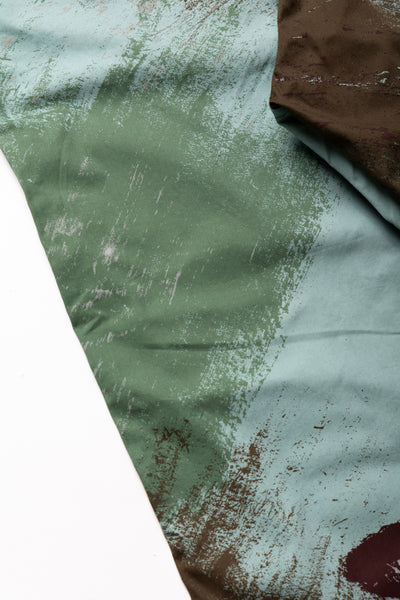 Combed Burberry BRUSH-CAMO EASY Pants - Turquoise