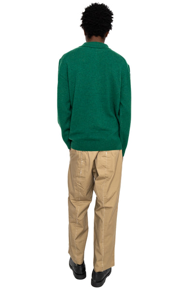 Knit Polo 9G - Bright Green