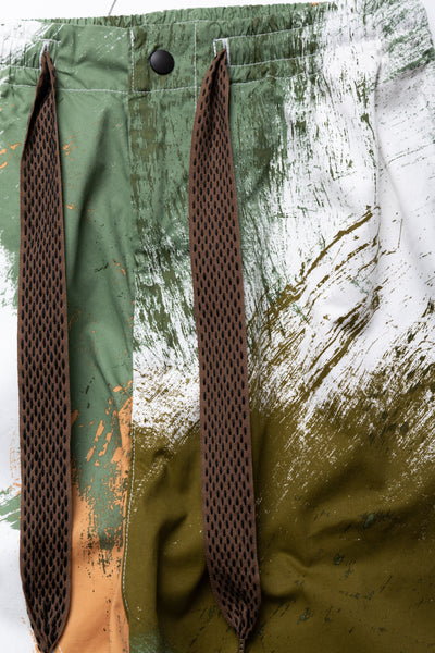 Combed Burberry BRUSH-CAMO EASY Pants - White