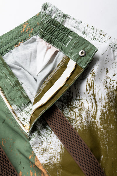 Combed Burberry BRUSH-CAMO EASY Pants - White