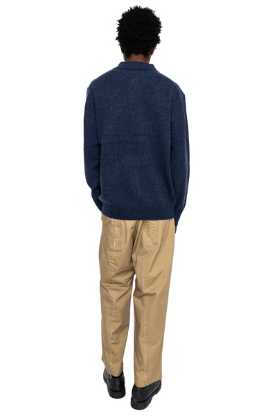Knit Polo 9G - Navy