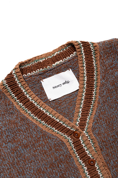 Bulb Knit Cardigan - Twisted Dusk