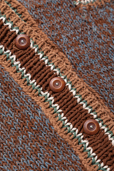 Bulb Knit Cardigan - Twisted Dusk
