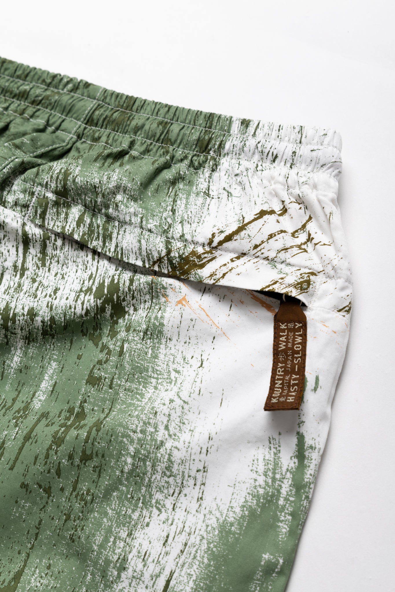 Combed Burberry BRUSH-CAMO EASY Pants - White