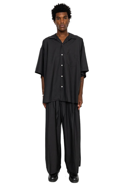 Re-Engineered Overshirt Short Sleeve - Black
