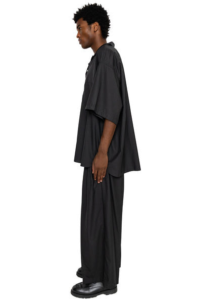 Re-Engineered Overshirt Short Sleeve - Black