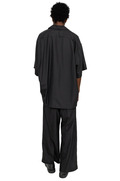 Re-Engineered Overshirt Short Sleeve - Black