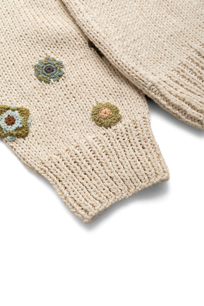 Piper Knit Jumper - Ecru Earth Laughs