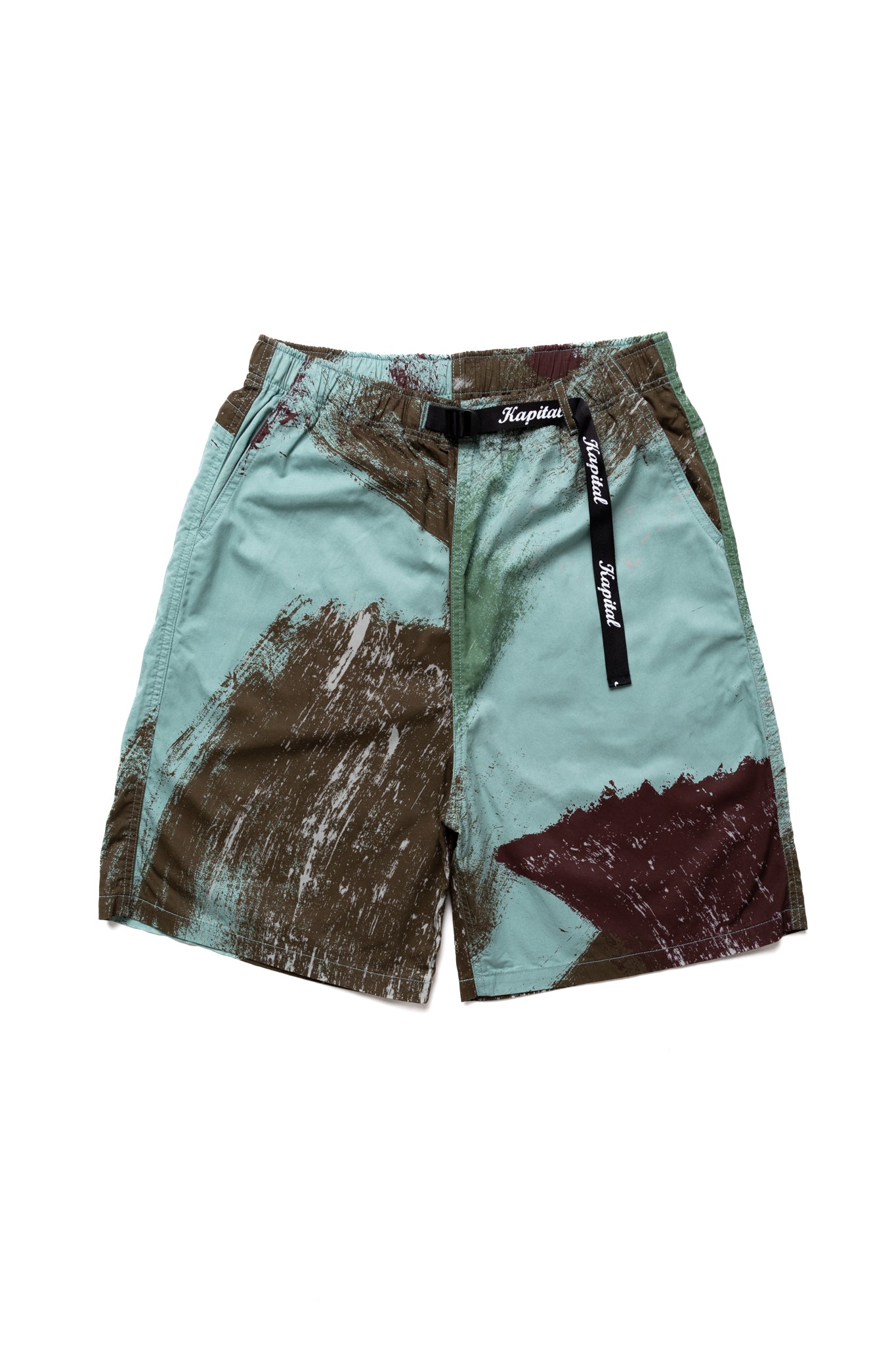 Combed Burberry BRUSH-CAMO EASY Shorts - Turquoise