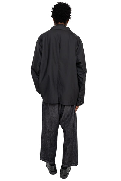 Baggy Trousers Denim Damaged - Black