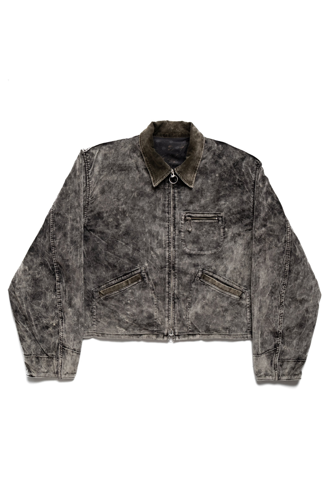 Kapital Velveteen HUNTER Drizzler JKT (Dirty Dyed) - Black – BLUE