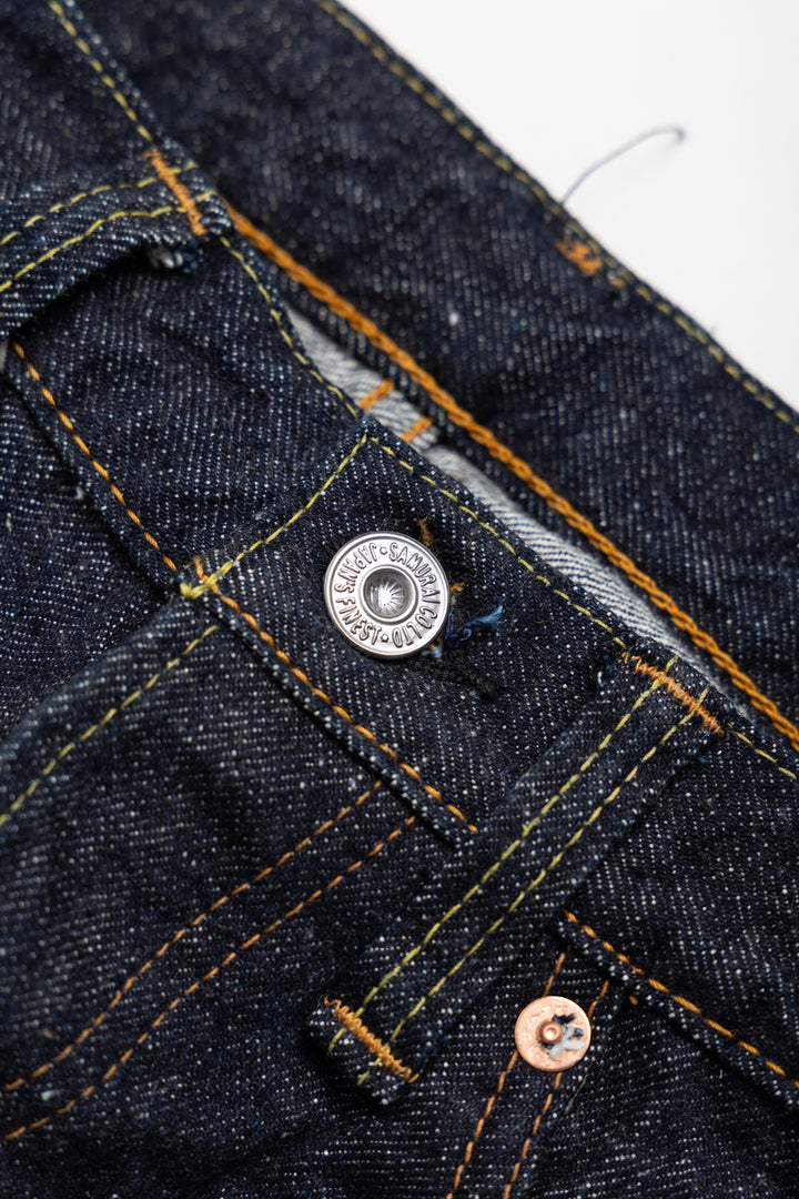 S0520XX 15oz Relaxed Tapered – BLUE IN GREEN SOHO