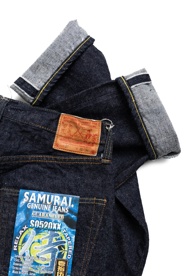 S0520XX 15oz Relaxed Tapered – BLUE IN GREEN SOHO