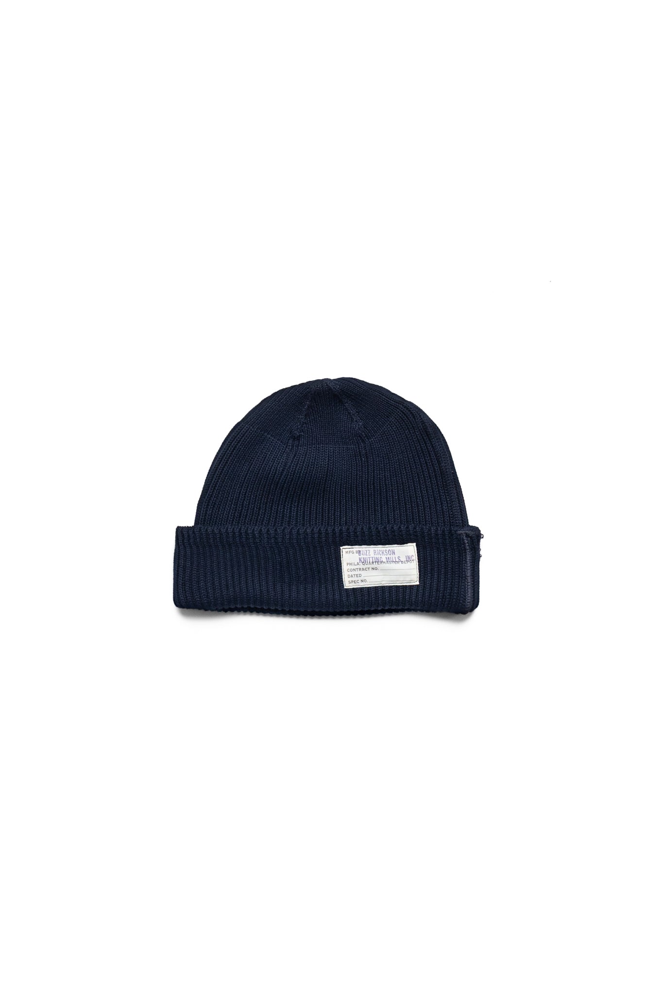 Cotton Watch Cap - Navy