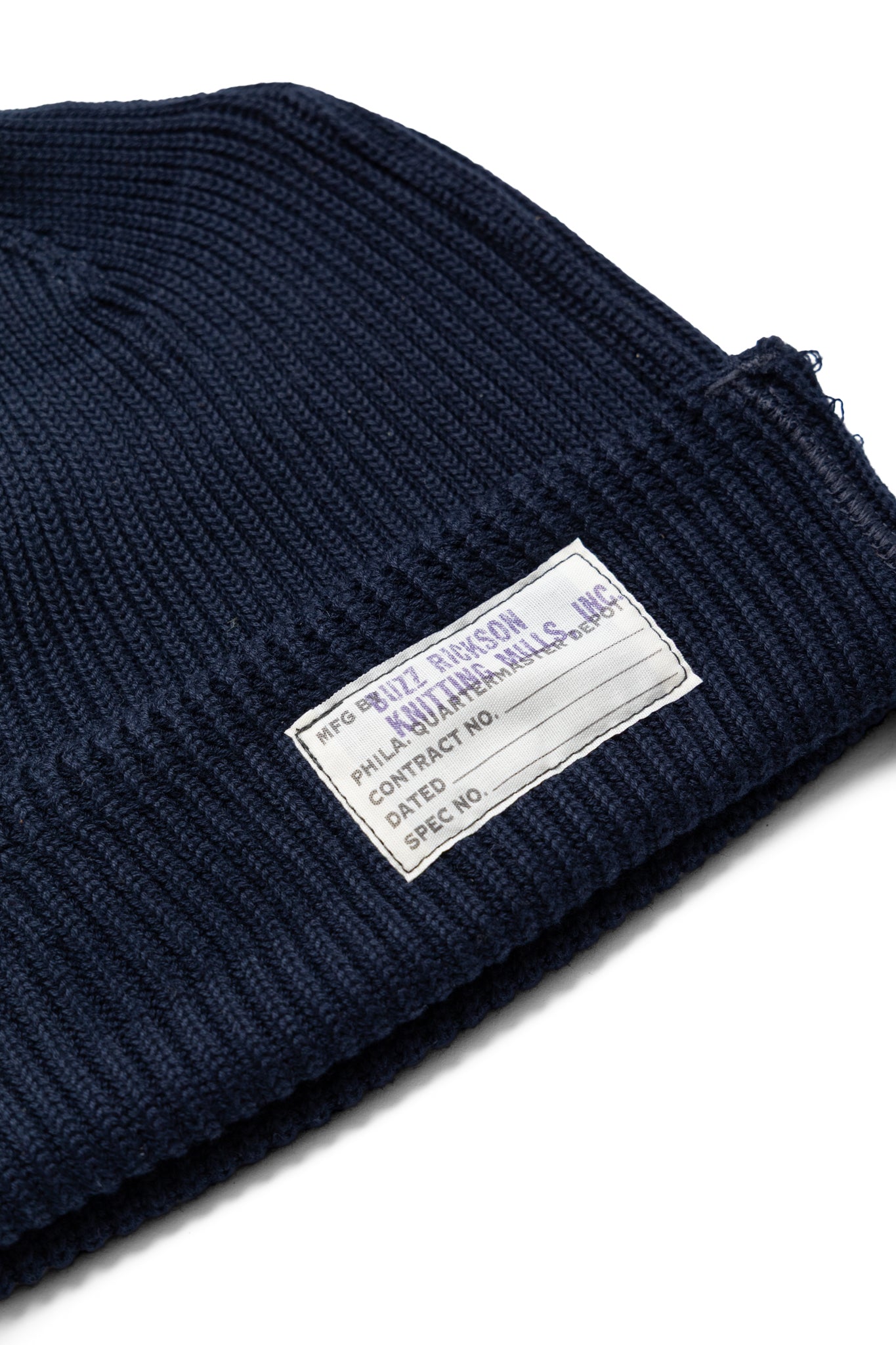 Cotton Watch Cap - Navy