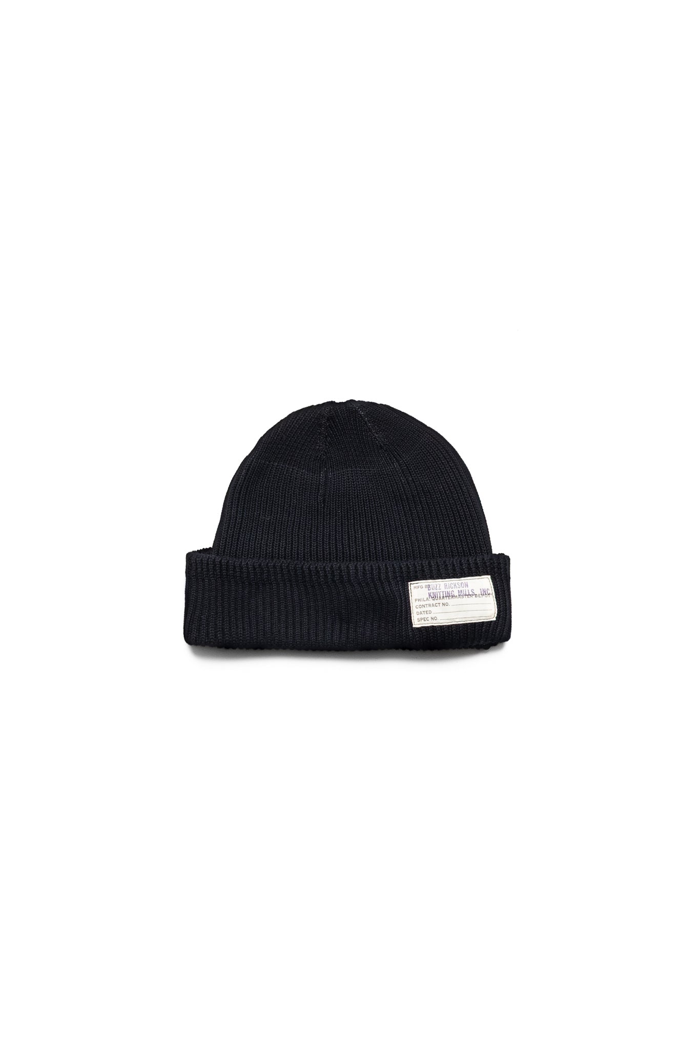 Cotton Watch Cap - Black