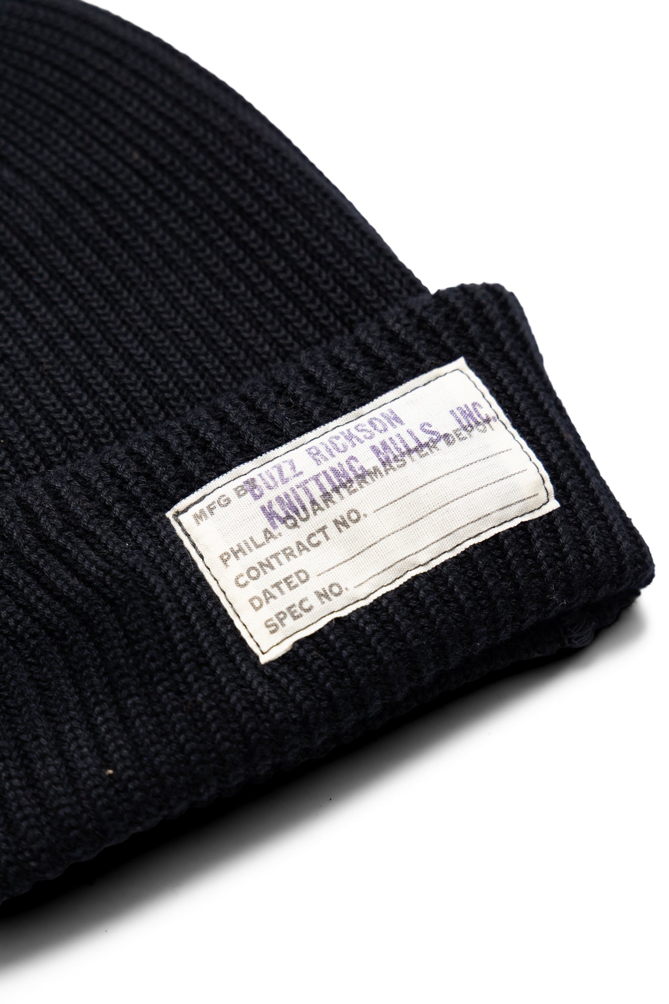 Cotton Watch Cap - Black