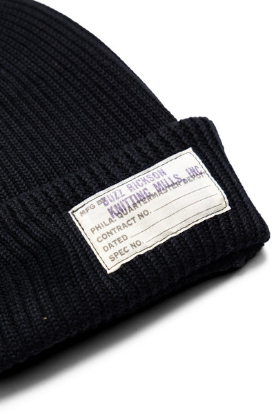 Cotton Watch Cap - Black