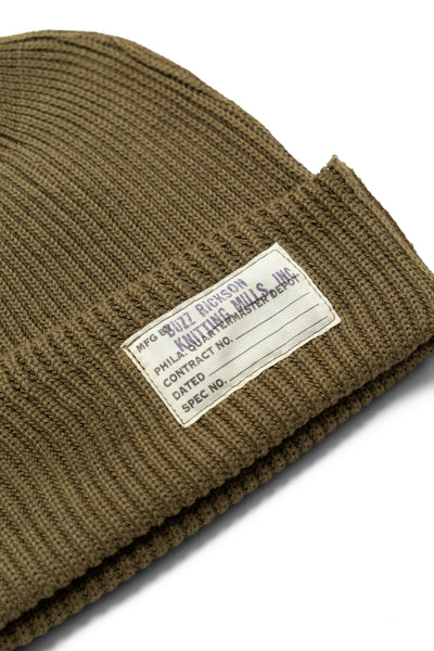 Cotton Watch Cap - Olive