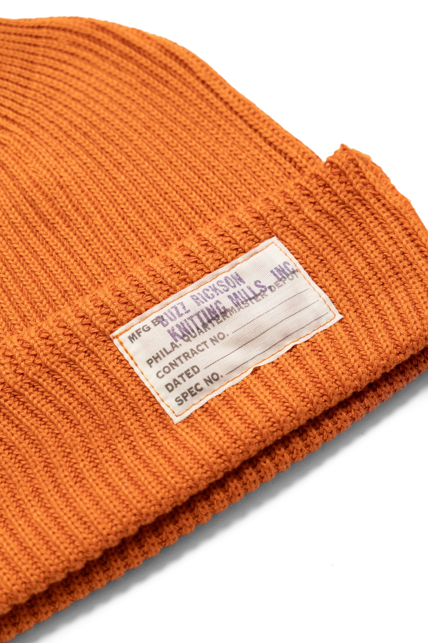 Cotton Watch Cap - Orange