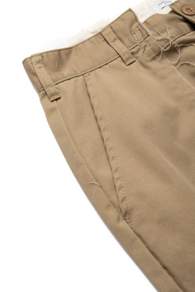 Flare Work Pants - Beige