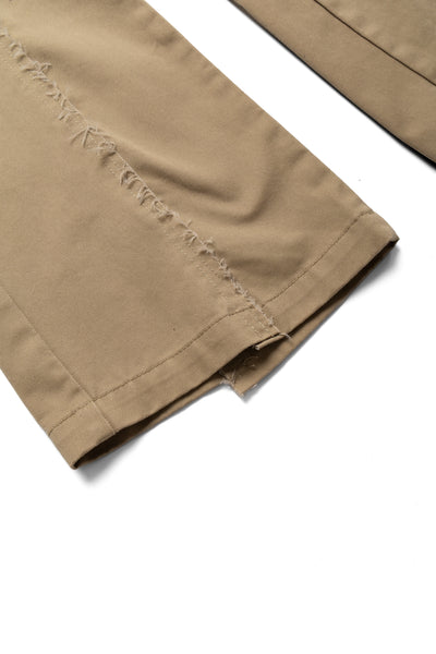 Flare Work Pants - Beige